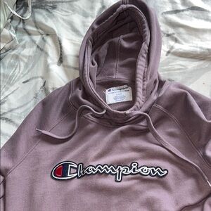 Champion Mauve Hoodie with Logo
